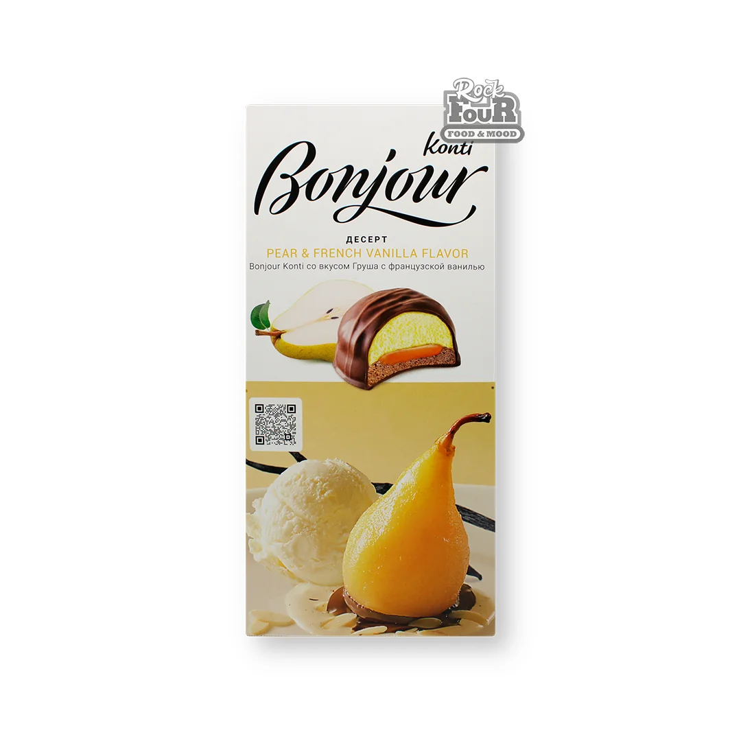 Dessert "Konti Bonjour" Pear-flavored with French vanilla 232g